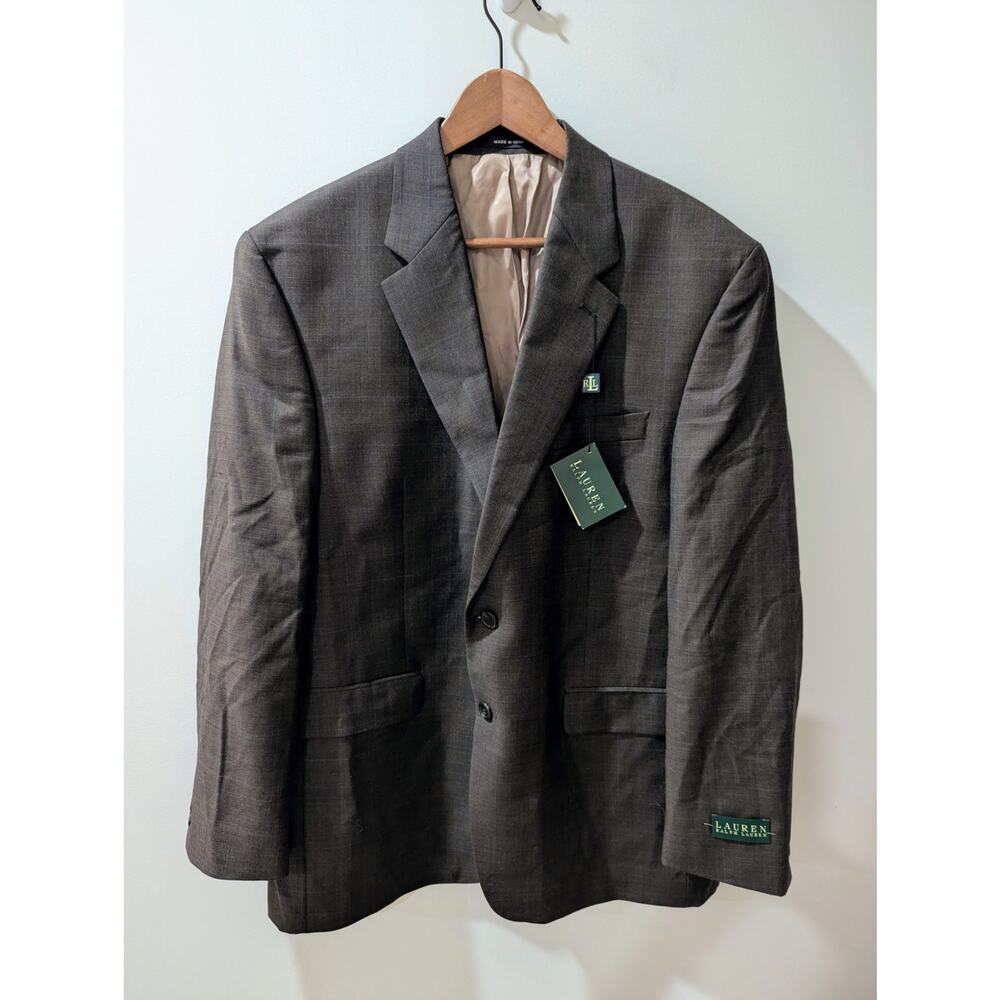 Lauren Ralph Lauren Brown Wool Men's Blazer Jacket NWT